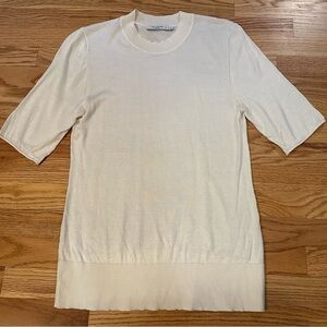 MM LaFleur 100% Silk Lightweight Soft Knit 3/4 Sleeve Top - Women’s Size XL